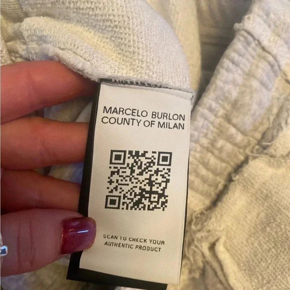 marcelo burlon county of milan CROSS INSIDE OUT SWEATPANTS - Picture 9 of 12